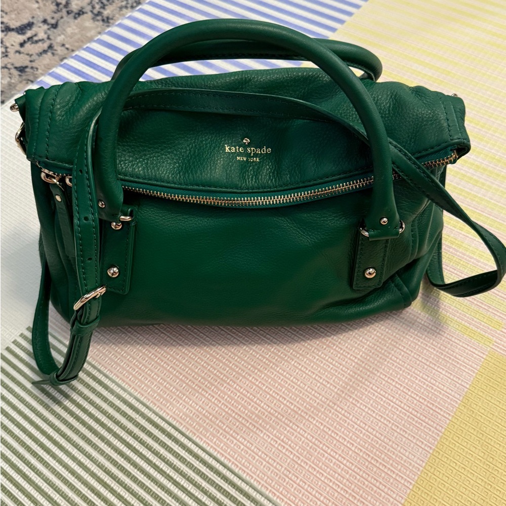 Kate Spade Green Leather Handbag